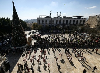 Erste Weihnachtsfeier seit Beginn des  Gaza-Kriegs in Bethlehem