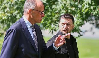 Selenskyj und Merz besprechen Treffen mit Trump