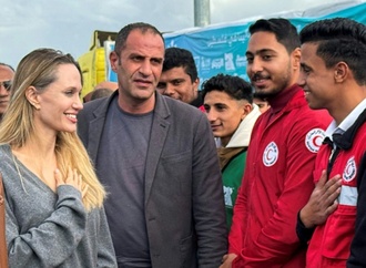 Hollywood-Star Angelina Jolie besucht Grenzübergang Rafah