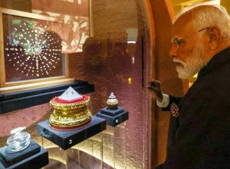 Indien präsentiert antike Edelsteine mit Verbindungen zu Buddha