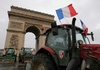 Traktoren am Eiffelturm: Französische Bauern protestieren gegen Mercosur