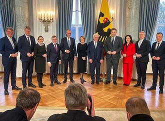 Neujahrsempfang: Steinmeier fordert mehr Schutz für Infrastruktur