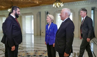 Von der Leyen sagt bei erstem Treffen mit Syriens Präsident EU-Unterstützung zu