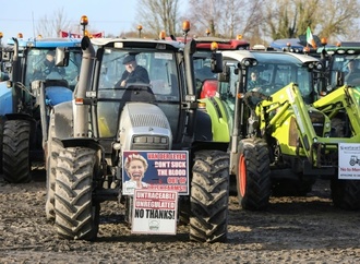 Tausende irische Landwirte demonstrieren gegen Mercosur-Handelsabkommen