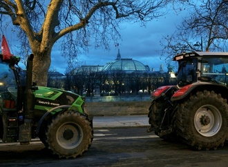 Landwirte protestieren mit Traktoren in Paris gegen Mercosur-Abkommen