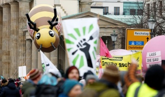 ''Wir haben es satt'': Erneut Großdemonstration zur Grünen Woche in Berlin