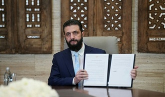 Syriens Übergangspräsident gibt Vereinbarung mit Kurden und Waffenruhe bekannt