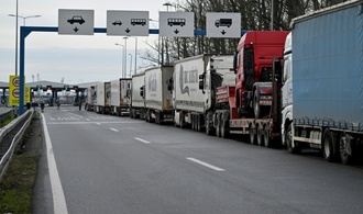 Lkw-Fahrer in Montenegro und Nordmazedonien beenden Blockade an EU-Außengrenze