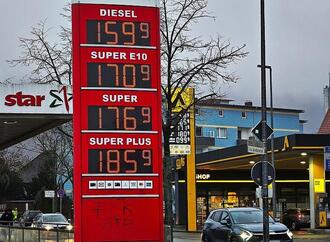 Kraftstoffpreise im Januar deutlich gestiegen