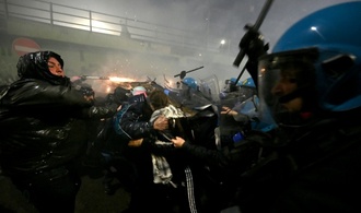 Zusammenstöße bei Protesten gegen Olympische Spiele und US-Behörde ICE in Mailand