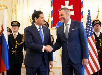 US-Außenminister Rubio zu Besuch in der Slowakei eingetroffen