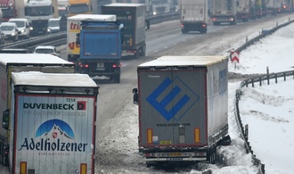 Nochmals viele Unfälle durch Schneefall von Hessen bis Bayern