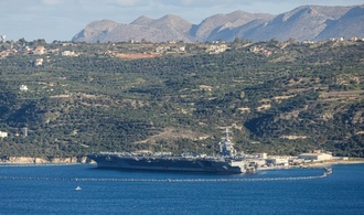 Atom-Konflikt mit dem Iran: US-Flugzeugträger erreicht Marinestützpunkt auf Kreta