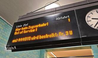 Warnstreiks legen fast überall Nahverkehr lahm