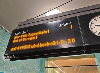 Warnstreiks legen fast überall Nahverkehr lahm