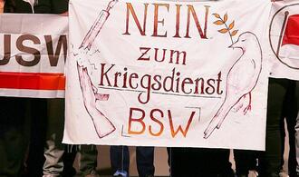 BSW wirbt mit neuer Web-App für die Verweigerung des Wehrdienstes