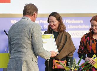 Katerina Poladjan bekommt Preis der Leipziger Buchmesse