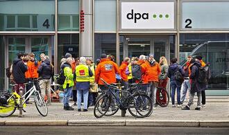 Gewerkschaft mit Streik bei dpa zufrieden