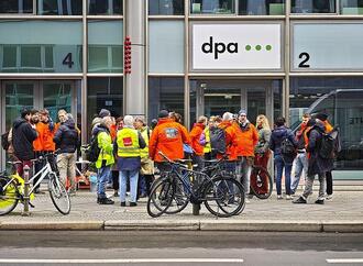 Gewerkschaft mit Streik bei dpa zufrieden