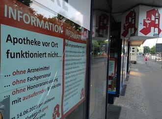Protest der Apotheken - Krankenkassen weisen Forderungen zurück
