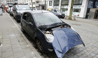 ''Terror''-Ermittlungen nach Autobrand in jüdischem Viertel von Antwerpen