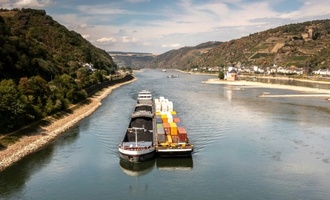 Gütertransport in der Binnenschifffahrt 2025 gesunken