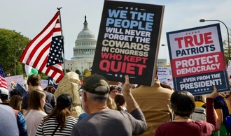 USA: Dritte landesweite ''No Kings''-Proteste gegen Trump