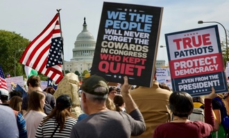 USA: Dritte landesweite ''No Kings''-Proteste gegen Trump