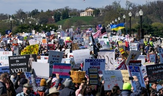 US-weite Großdemonstrationen gegen US-Präsident Trump begonnen
