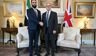 Syriens Übergangspräsident trifft in London König Charles III. und Premier Starmer