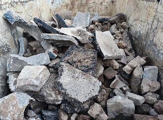 Weniger Bauabfälle aufbereitet