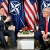 Nach Äußerungen zu möglichem Nato-Austritt: Rutte trifft Trump in Washington