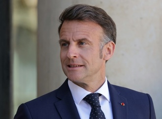 Frankreichs Präsident Macron zu Besuch bei Papst Leo XIV.