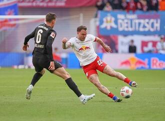 1. Bundesliga: RB Leipzig siegt knapp gegen Mönchengladbach