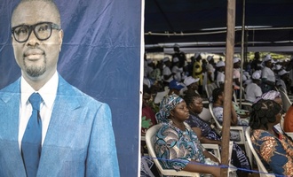 Menschen in Benin wählen neuen Präsidenten