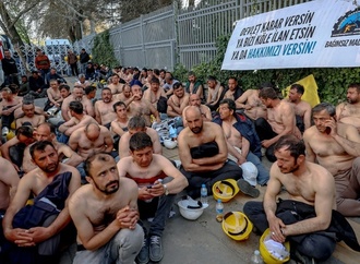 Kohlekumpel in der Türkei im Hungerstreik - Bei Protest in Ankara festgenommen