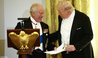 Trump bei Staatsbankett mit Charles III.: Iran ist ''militärisch besiegt''
