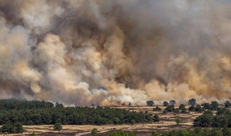 Feuer auf Truppenübungsplatz in den Niederlanden