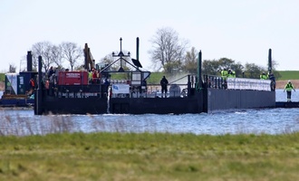 Waltransport Richtung Nordsee: Zwischenstopp aufgrund der Wetterlage