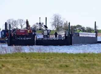 Waltransport Richtung Nordsee: Zwischenstopp aufgrund der Wetterlage