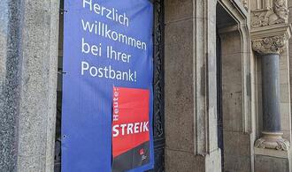 Verdi weitet Warnstreiks bei Deutscher Telekom und Postbank aus