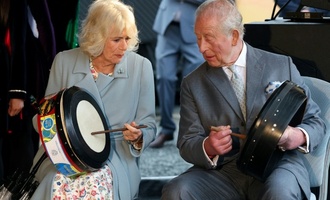 Britischer König Charles III. zu Besuch in Nordirland eingetroffen