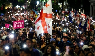 Tausende Demonstranten in Georgien bei Protest gegen Regierung und für EU-Kurs