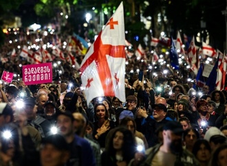 Tausende Demonstranten in Georgien bei Protest gegen Regierung und für EU-Kurs