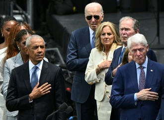 Ex-US-Präsidenten und Merkel bei Eröffnung von Obama-Center - Trump fehlt