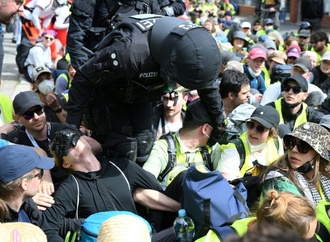 Linken-Politiker wertet Anti-AfD-Blockade in Erfurt als ''riesigen Erfolg''