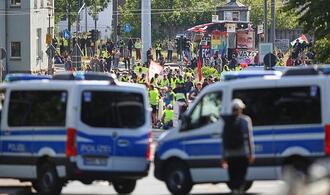 Vereinzelte Ausschreitungen bei Anti-AfD-Protesten in Erfurt