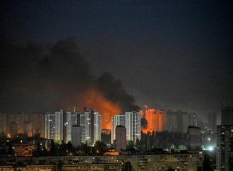 Kiew von Serie von Explosionen erschüttert