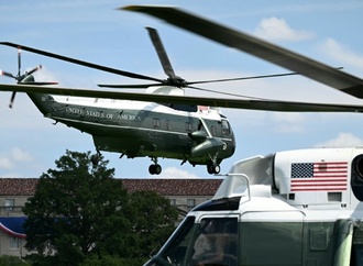 Trump-Hubschrauber über Washington womöglich Passagierflugzeug zu nahe gekommen