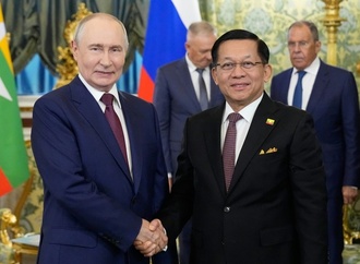 Putin empfängt Myanmars Staatschef Min Aung Hlaing im Kreml